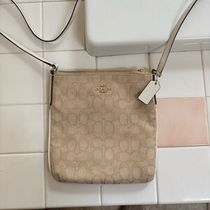 Coach Light Tan Crossbody Bag
